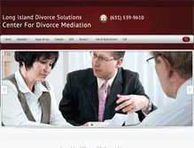 Tablet Screenshot of lidivorcesolutions.com